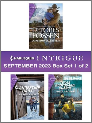 cover image of Harlequin Intrigue September 2023--Box Set 1 of 2